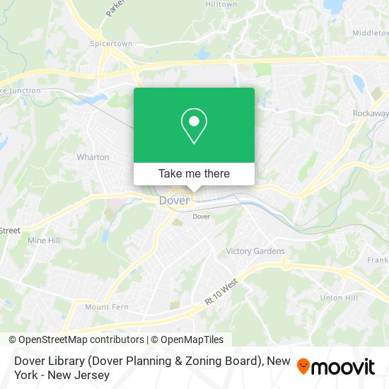 Mapa de Dover Library (Dover Planning & Zoning Board)