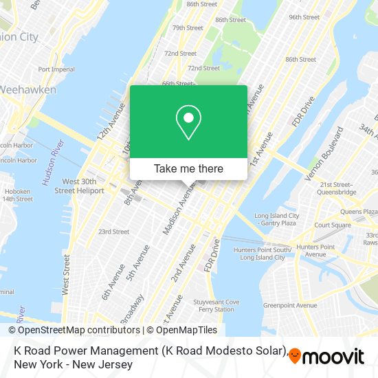 K Road Power Management (K Road Modesto Solar) map