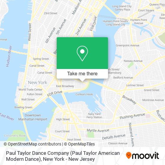 Paul Taylor Dance Company (Paul Taylor American Modern Dance) map