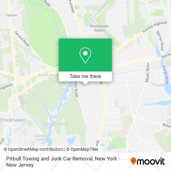 Mapa de Pitbull Towing and Junk Car Removal