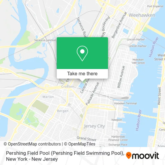 Pershing Field Pool map