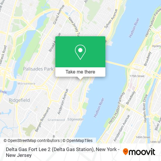 Delta Gas Fort Lee 2 (Delta Gas Station) map