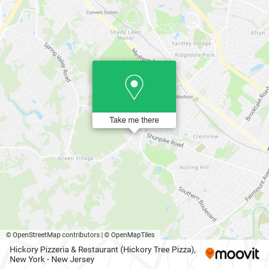Mapa de Hickory Pizzeria & Restaurant (Hickory Tree Pizza)