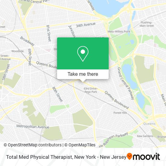 Total Med Physical Therapist map