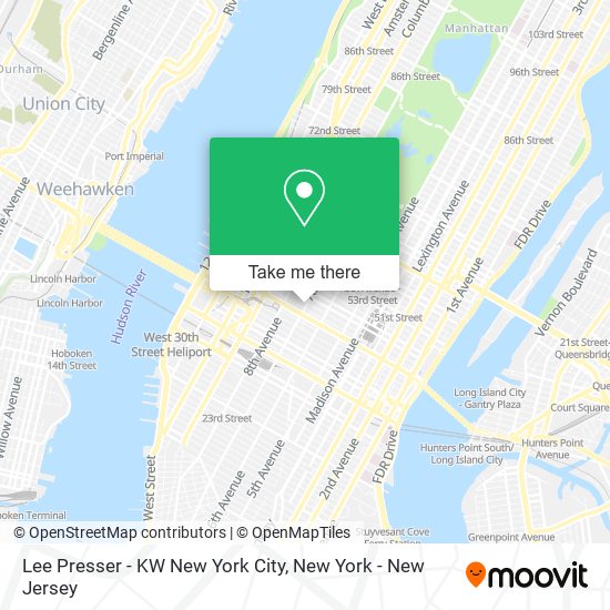 Mapa de Lee Presser - KW New York City