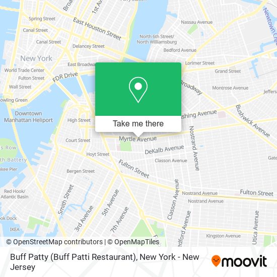 Mapa de Buff Patty (Buff Patti Restaurant)