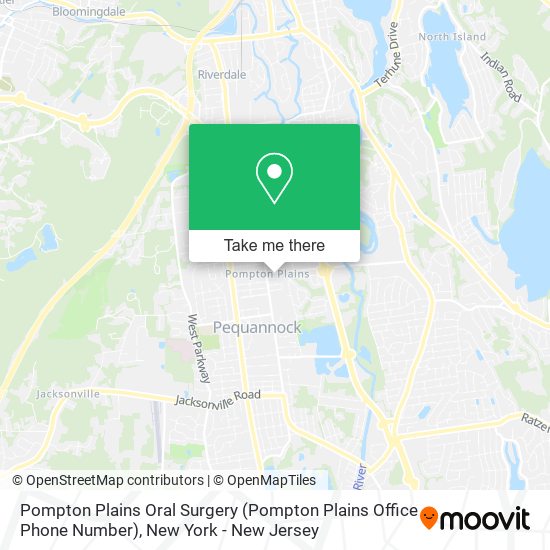 Pompton Plains Oral Surgery (Pompton Plains Office Phone Number) map