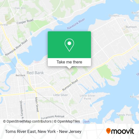 Toms River East map