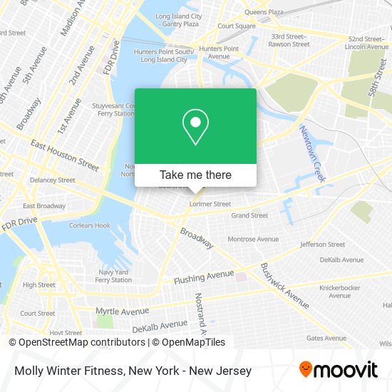 Molly Winter Fitness map