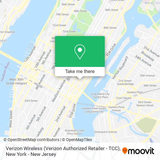 Verizon Wireless (Verizon Authorized Retailer - TCC) map