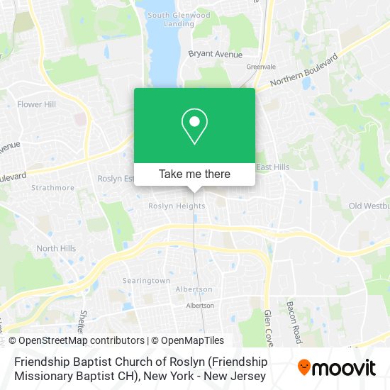 Mapa de Friendship Baptist Church of Roslyn (Friendship Missionary Baptist CH)