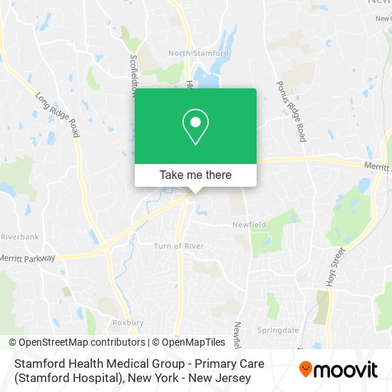 Mapa de Stamford Health Medical Group - Primary Care (Stamford Hospital)