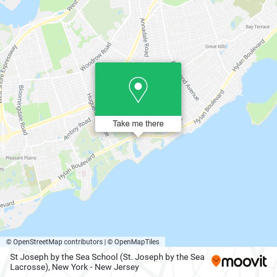 Mapa de St Joseph by the Sea School (St. Joseph by the Sea Lacrosse)