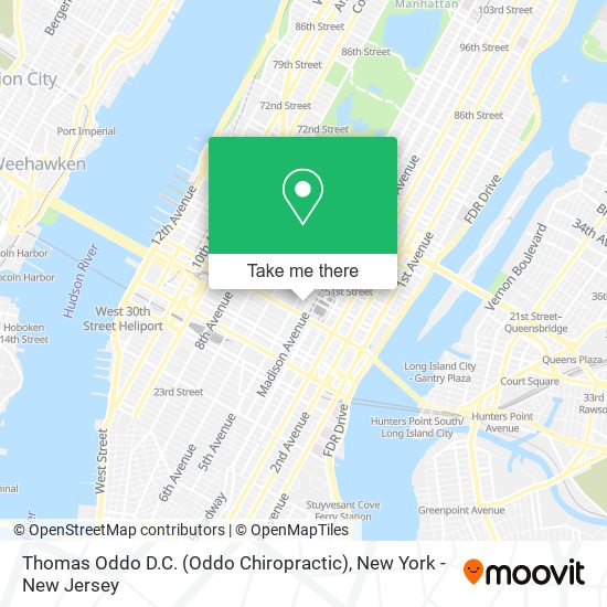 Mapa de Thomas Oddo D.C. (Oddo Chiropractic)