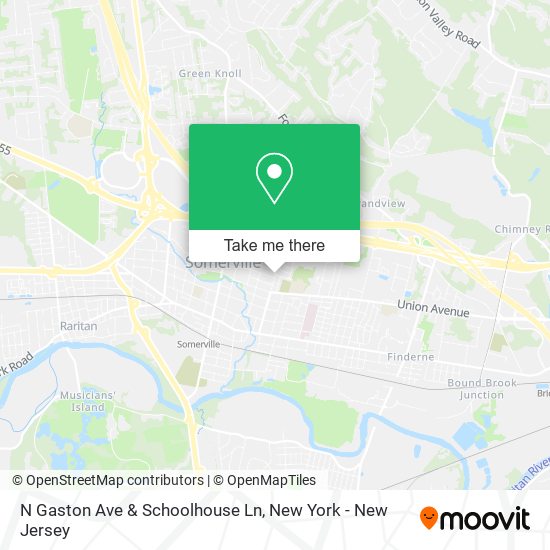 Mapa de N Gaston Ave & Schoolhouse Ln