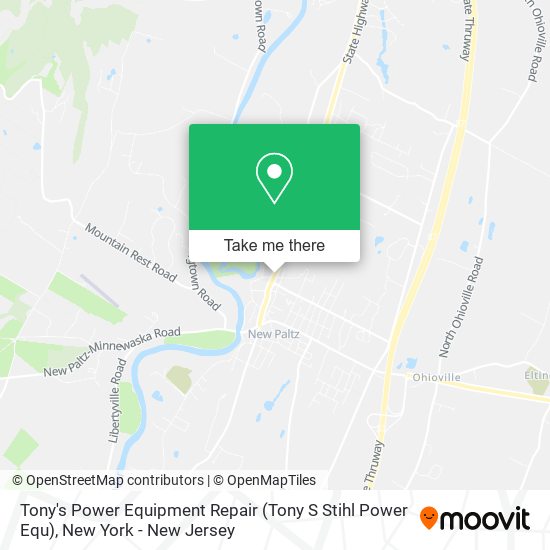 Tony's Power Equipment Repair (Tony S Stihl Power Equ) map