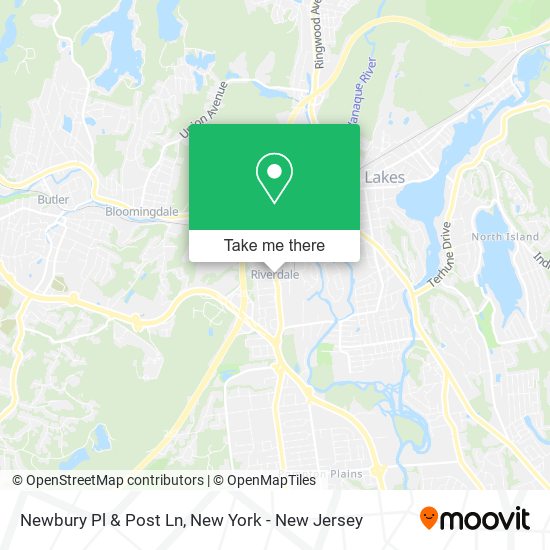Mapa de Newbury Pl & Post Ln