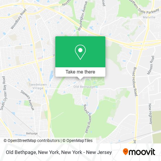 Mapa de Old Bethpage, New York