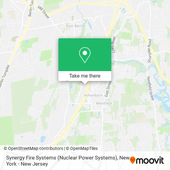 Synergy Fire Systems (Nuclear Power Systems) map