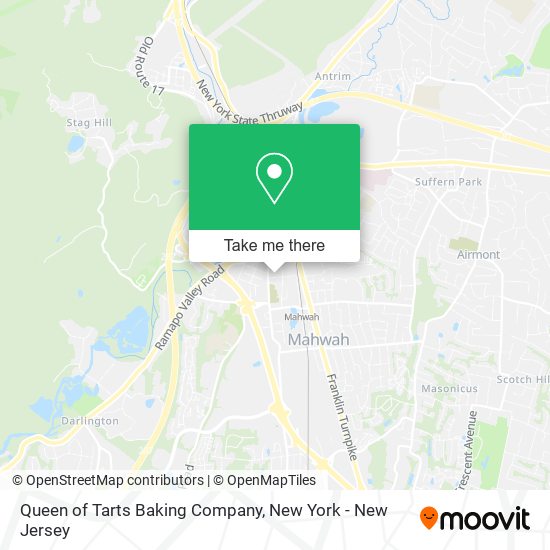 Queen of Tarts Baking Company map