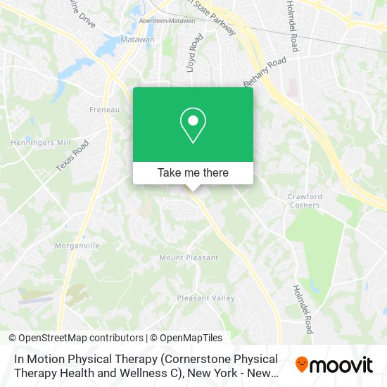 In Motion Physical Therapy (Cornerstone Physical Therapy Health and Wellness C) map