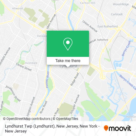 Mapa de Lyndhurst Twp (Lyndhurst), New Jersey
