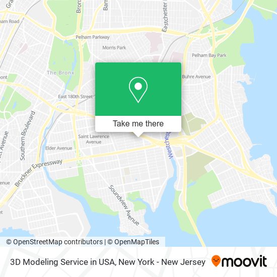Mapa de 3D Modeling Service in USA