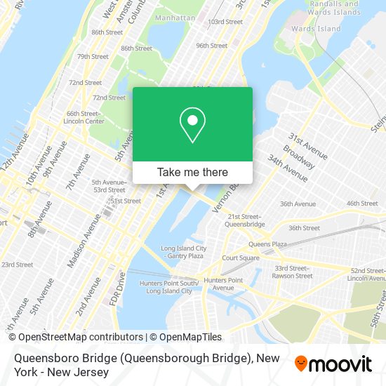 Queensboro Bridge (Queensborough Bridge) map