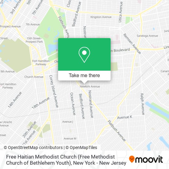 Free Haitian Methodist Church (Free Methodist Church of Bethlehem Youth) map
