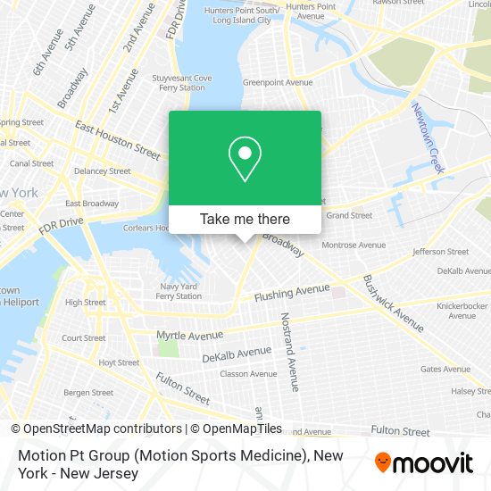 Mapa de Motion Pt Group (Motion Sports Medicine)