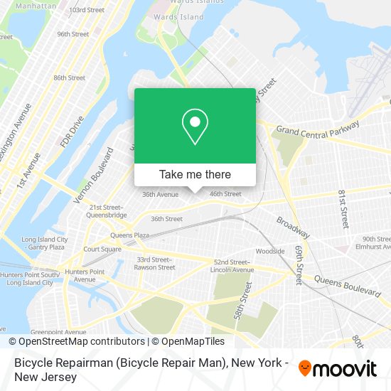 Bicycle Repairman (Bicycle Repair Man) map