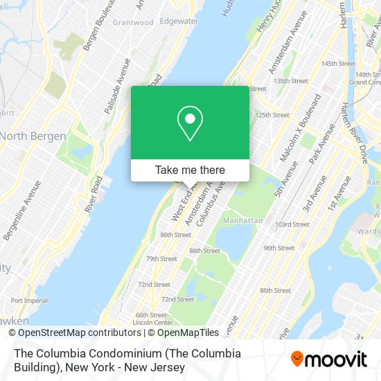 The Columbia Condominium (The Columbia Building) map