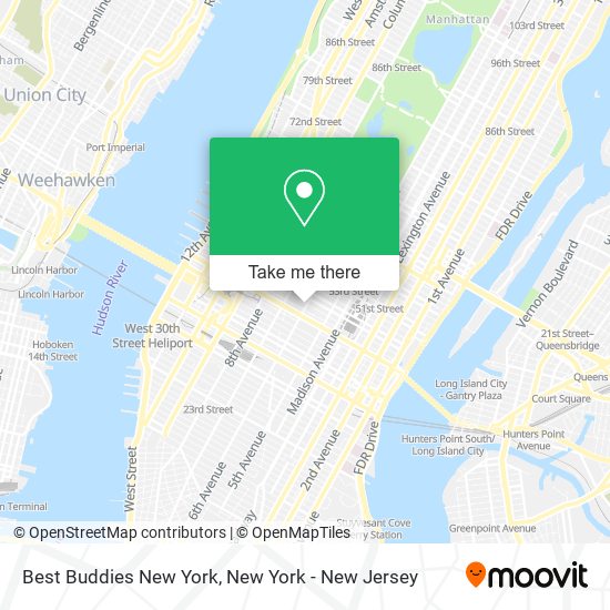 Best Buddies New York map