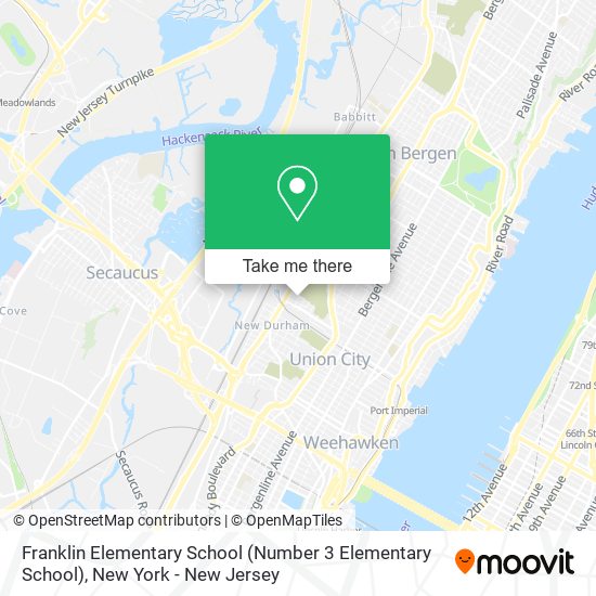 Mapa de Franklin Elementary School (Number 3 Elementary School)