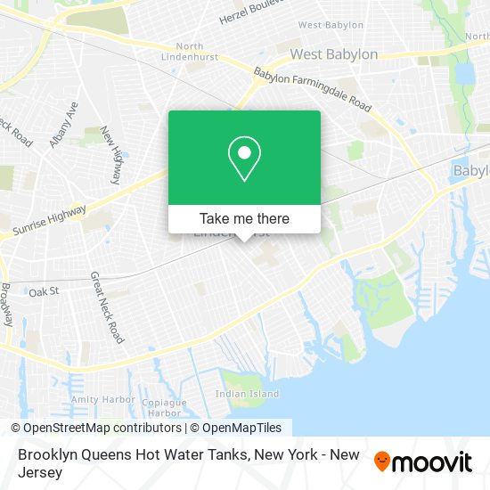 Brooklyn Queens Hot Water Tanks map
