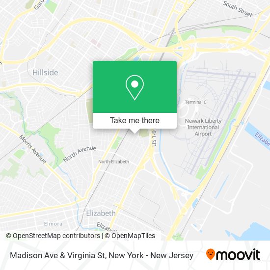 Mapa de Madison Ave & Virginia St