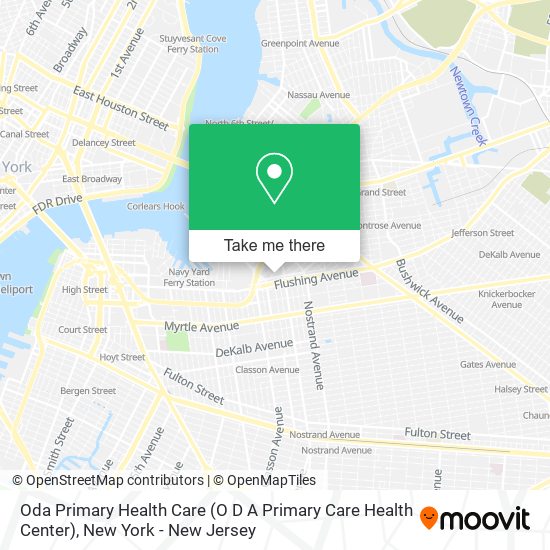 Mapa de Oda Primary Health Care (O D A Primary Care Health Center)