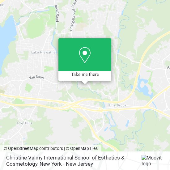 Christine Valmy International School of Esthetics & Cosmetology map