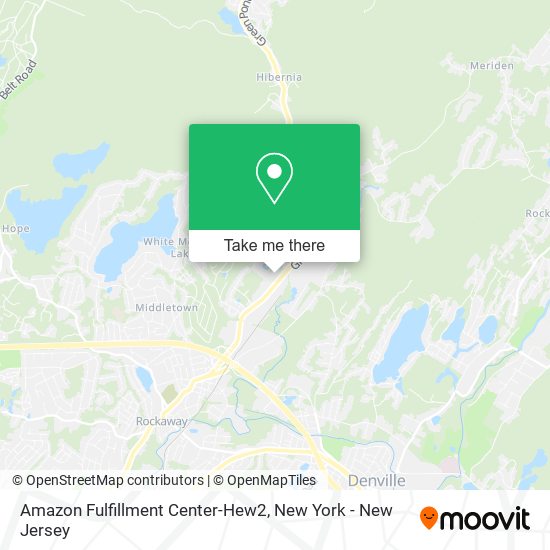 Amazon Fulfillment Center-Hew2 map