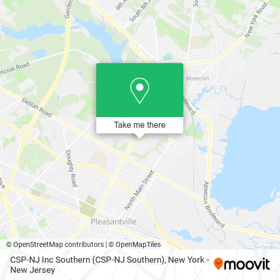 Mapa de CSP-NJ Inc Southern