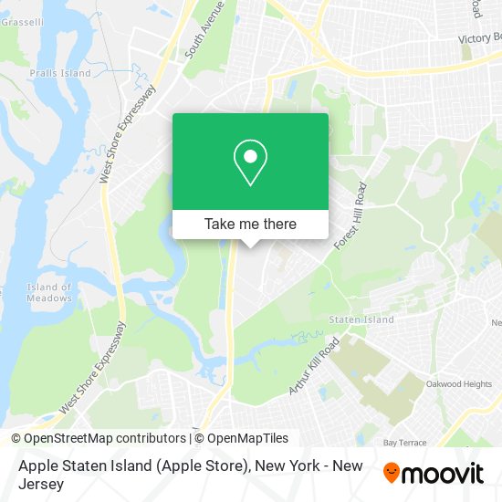 Apple Staten Island (Apple Store) map