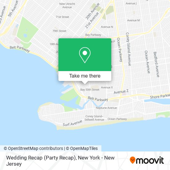 Wedding Recap (Party Recap) map