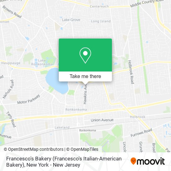 Mapa de Francesco's Bakery (Francesco's Italian-American Bakery)