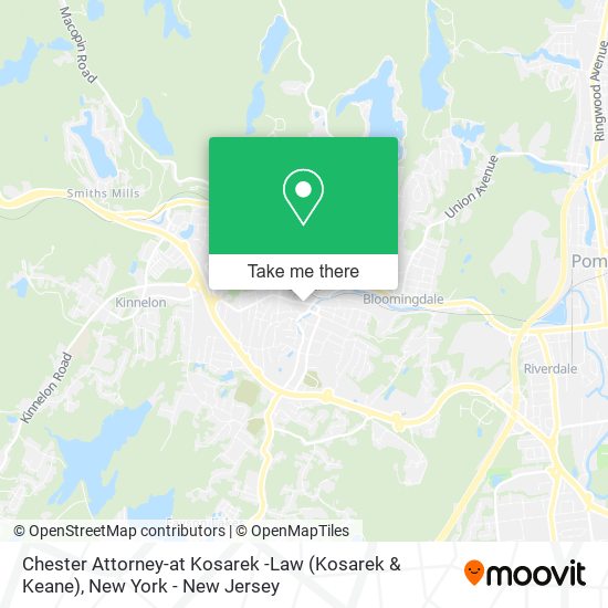 Chester Attorney-at Kosarek -Law (Kosarek & Keane) map