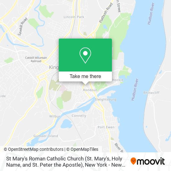 Mapa de St Mary's Roman Catholic Church (St. Mary's, Holy Name, and St. Peter the Apostle)