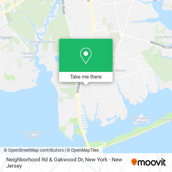 Mapa de Neighborhood Rd & Oakwood Dr
