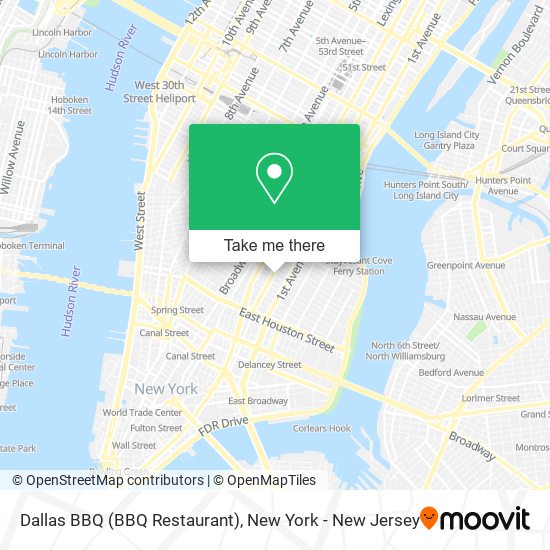 Mapa de Dallas BBQ (BBQ Restaurant)