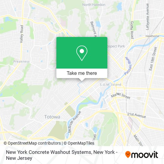New York Concrete Washout Systems map