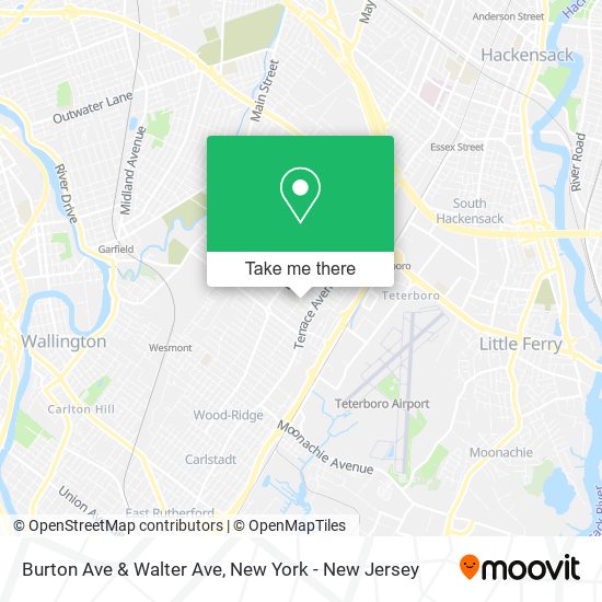 Mapa de Burton Ave & Walter Ave