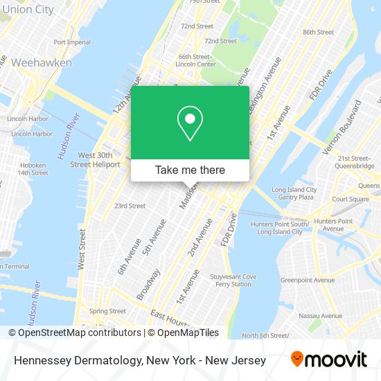 Hennessey Dermatology map